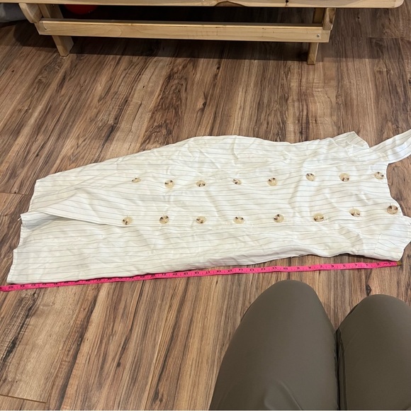 Reformation Palma Stripe Button Midi Dress - Picture 8 of 11